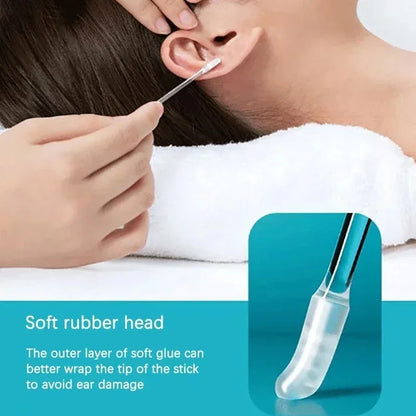 Reusable Gentle Silicone Earwax Removal Sticks (24pcs)