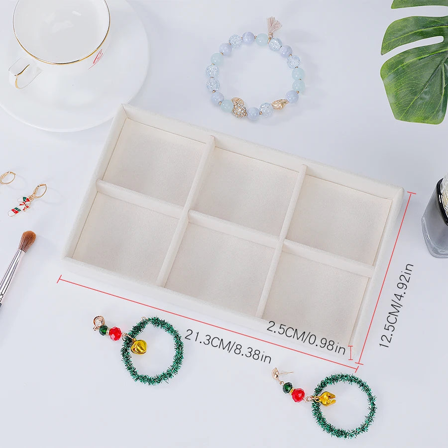 Schmuckbox aus Samt mit Schmucktablett 8-teilig – Ansicht 6