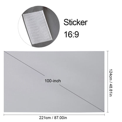 VitaHome™ CineView Pro Portable Anti-Light Projection Screen