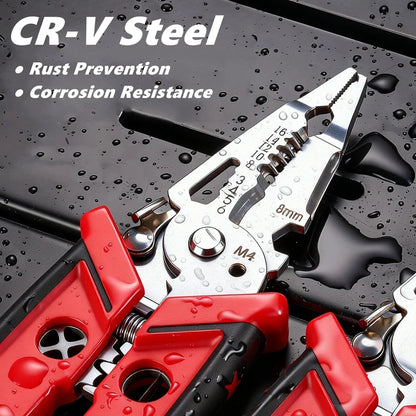 18 in 1 Electrician Pliers Multifunctional Wire Stripper Crimper Cutting Pliers Professional Electrical Repair Hand Tool – Ansicht 5