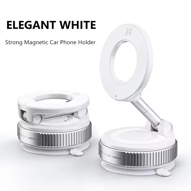 VIta Foldable Magnetic Vacuum Car Mount & Live Streaming Phone Holder