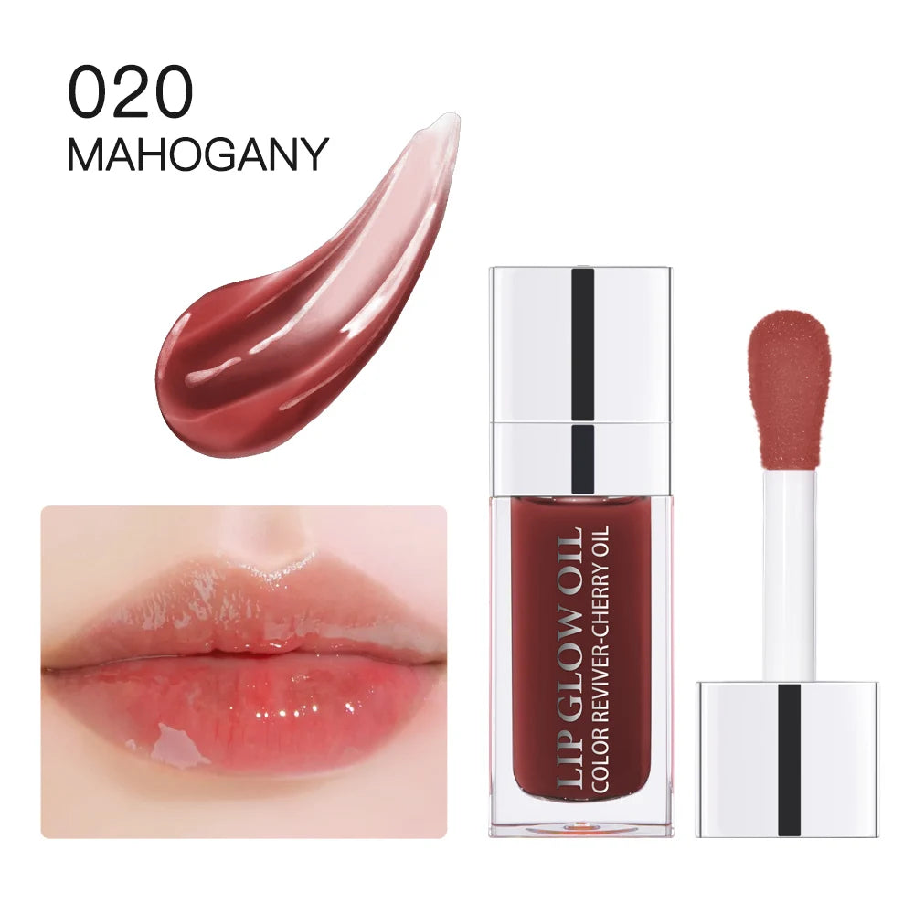 Vital™ Crystal Jelly Moisturizing Lip Oil & Plumping Gloss | Hydrating Tinted Lip Glow