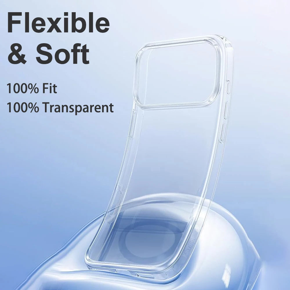 VitaPhone™ UltraClear Soft-TPU Transparent iPhone Case