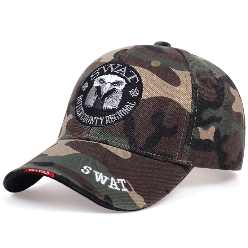 SWAT Army Cap Male Embroidered Eagle Black Baseball Caps Men Gorras Para Hombre Women Snapback Bone Masculino Tactical Cap – Ansicht 8