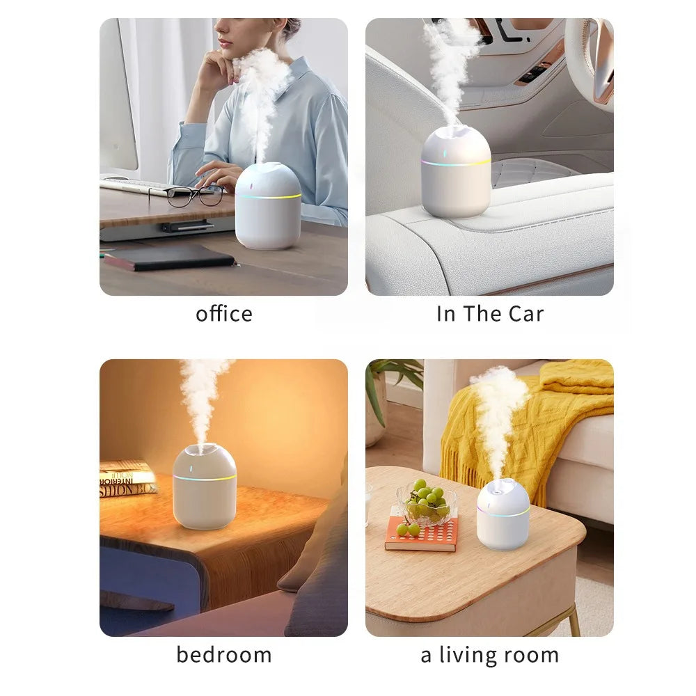 Vital™ AquaMist 270ml Cool Mist Humidifier & Aroma Diffuser