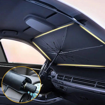 Vital™ ShieldPro Foldable Car Windshield Sunshade Umbrella