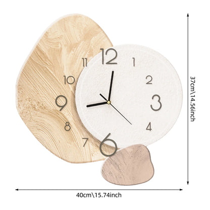 Wanduhr modern im Mid-Century-Stil mit Quarzwerk – Ansicht 10