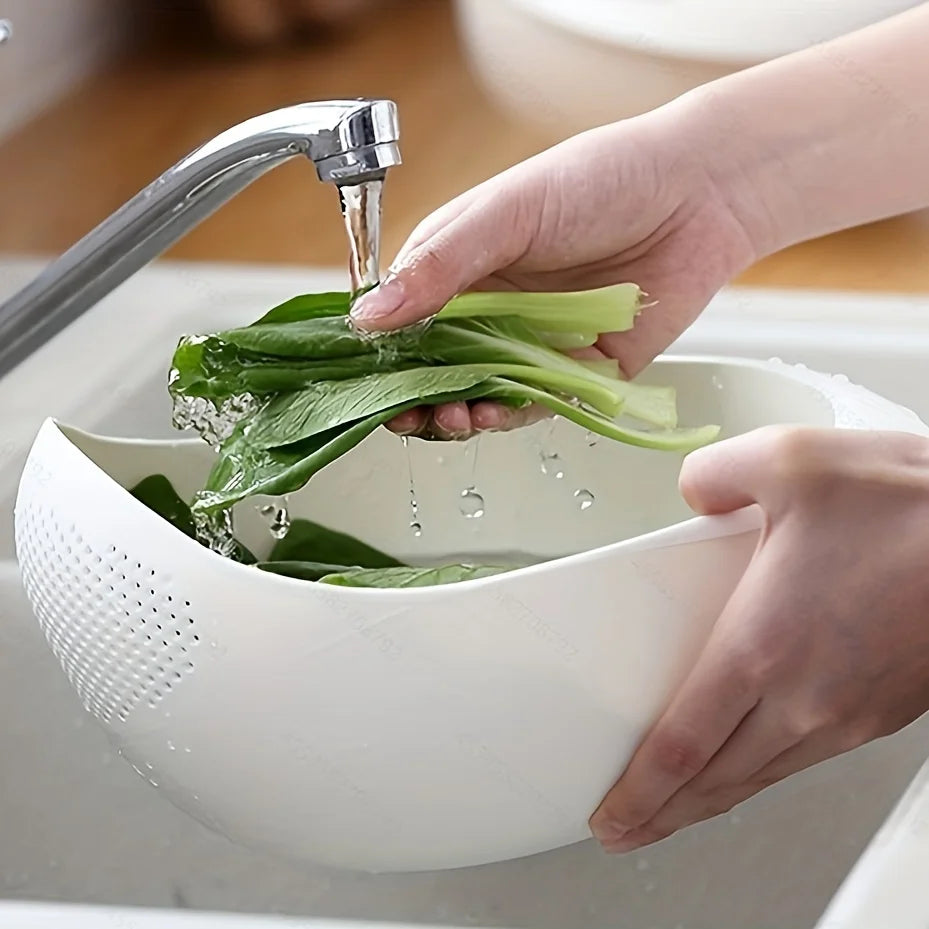 VitaHome™ AquaDrain Multi-Purpose Rice & Produce Strainer Basket
