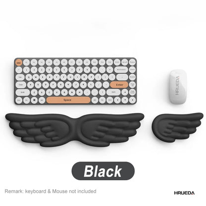 VitaHome™ CloudRest Angel Wing Memory Foam Wrist Rest & Mouse Cushion