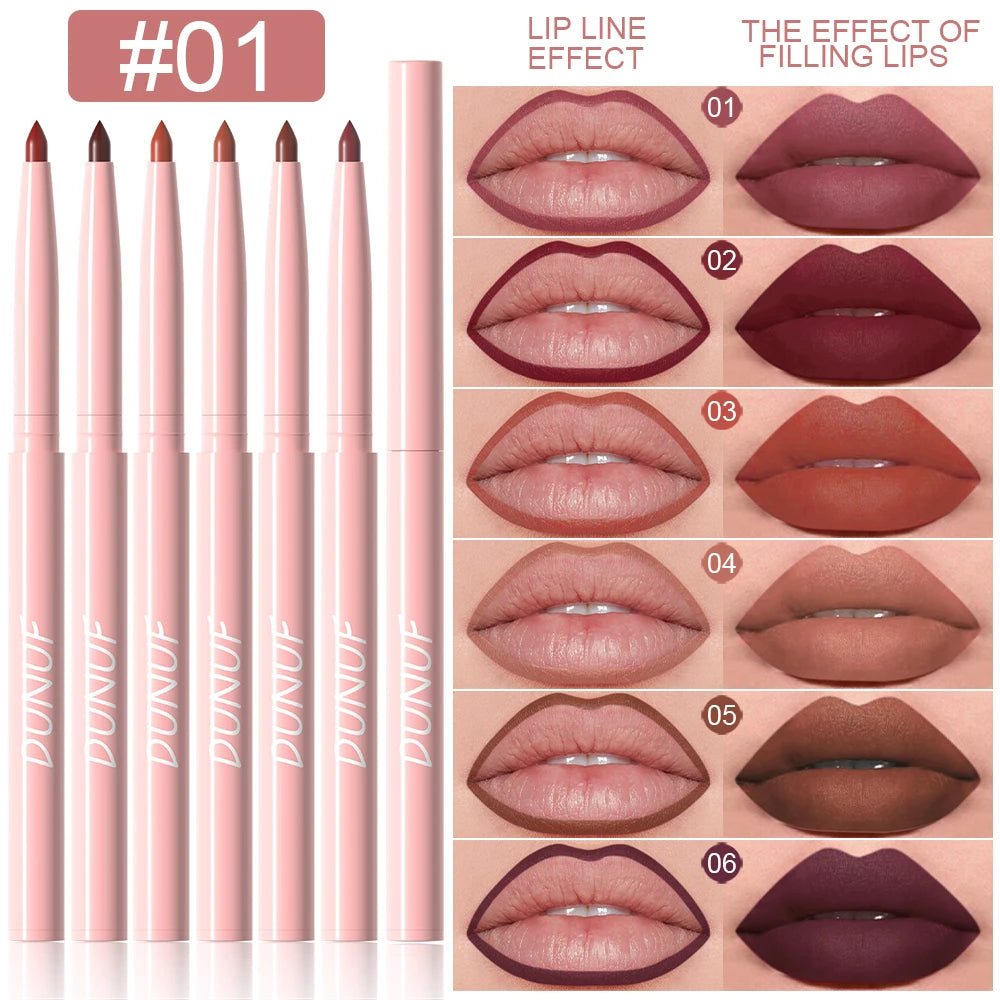Vital™ Lipliner wasserdicht matt 6er-Set – Ansicht 7