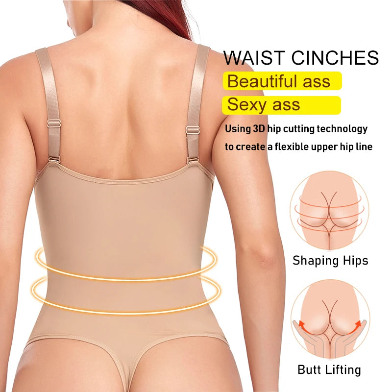 Taillenformer für Damen als Body mit V-Ausschnitt – Ansicht 4