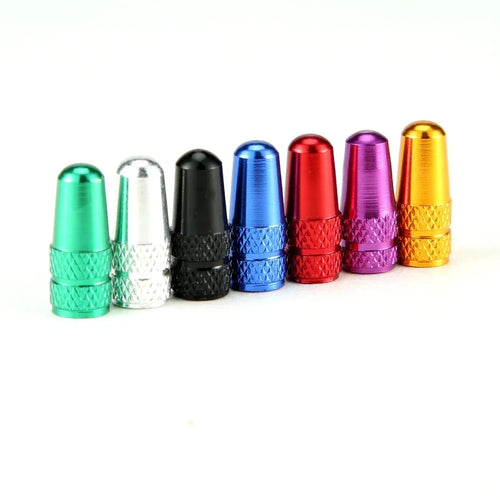 4PCS Aluminum Alloy Presta Valve Caps For Road MTB Track Racing Bike Tires French Valve Wheel Tube Covers