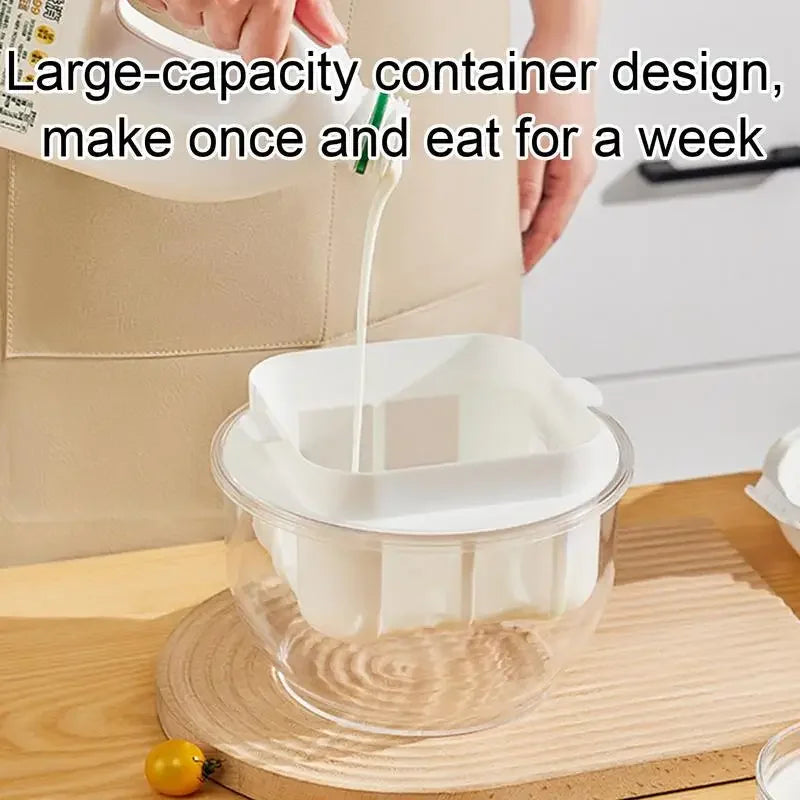 VitaHome™ PurePress Transparent Fridge Yogurt & Cheese Press – Ansicht 3