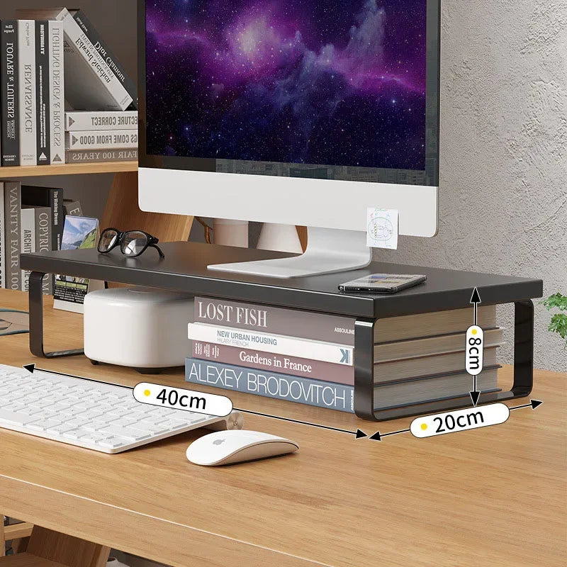 Monitorständer mit Ablage für den Schreibtisch – Ansicht 3