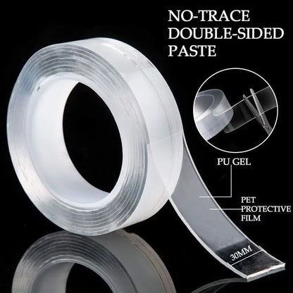 VitaHome™ NanoHold Pro Double-Sided Traceless Adhesive Tape (1m / 3m / 5m)