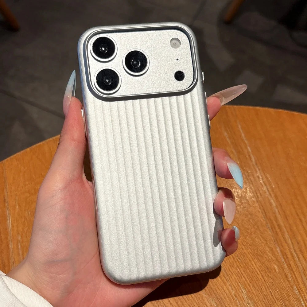 VitaPhone™ NomadLuggage Striped Textured Shockproof iPhone Case