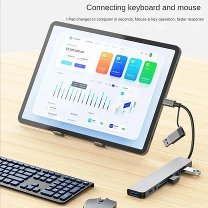 VitaHome™ Connect8 Pro 8-in-2 USB-C Hub & Docking Station