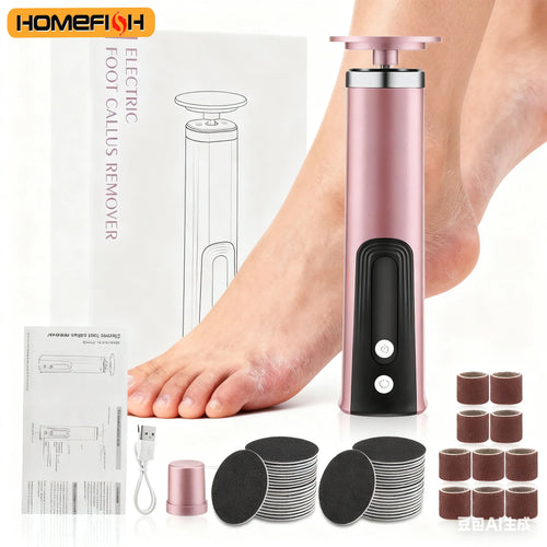 Hornhautentferner elektrisch 2-in-1 wiederaufladbar