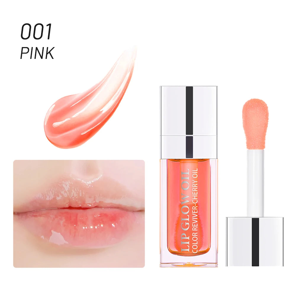 Vital™ Crystal Jelly Moisturizing Lip Oil & Plumping Gloss | Hydrating Tinted Lip Glow