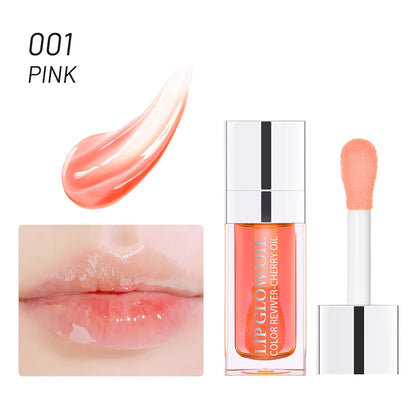 Vital™ Crystal Jelly Moisturizing Lip Oil & Plumping Gloss | Hydrating Tinted Lip Glow