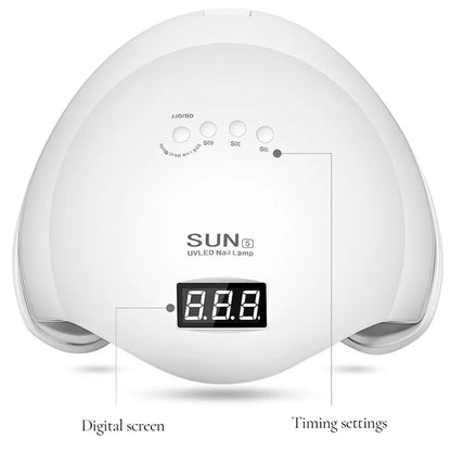 Nagellampe LED-UV mit 4 Timern und Sensor – Ansicht 2