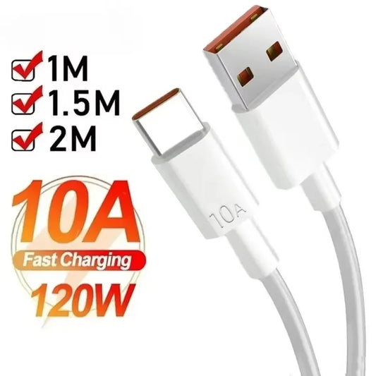 VitaHome™ HyperCharge 120W 10A Ultra-Fast Type-C Braided Cable