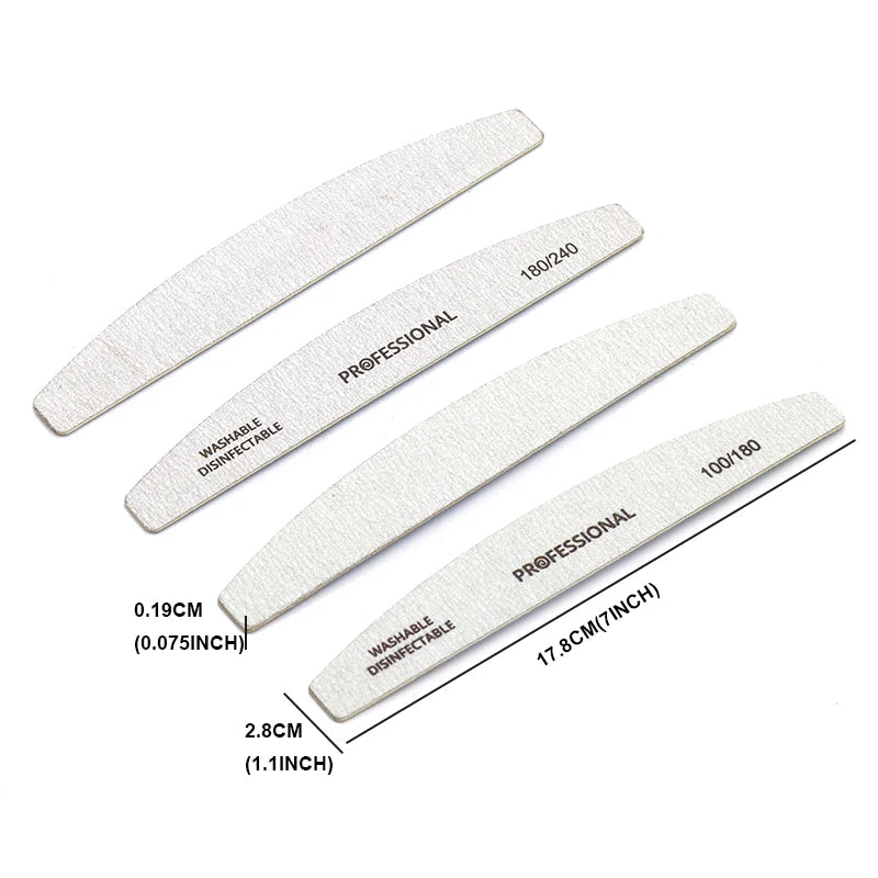 VitaCare™ ProBuffer Double-Sided Wooden Nail Files (10-Pack)