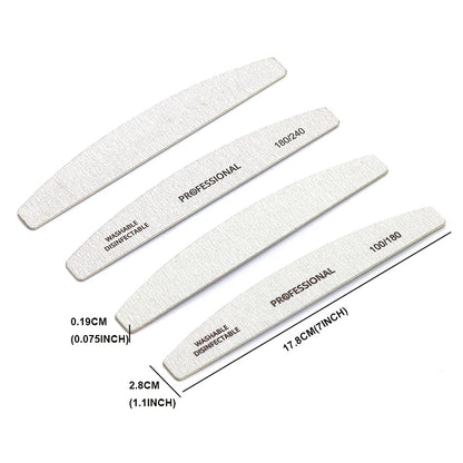 VitaCare™ ProBuffer Double-Sided Wooden Nail Files (10-Pack)
