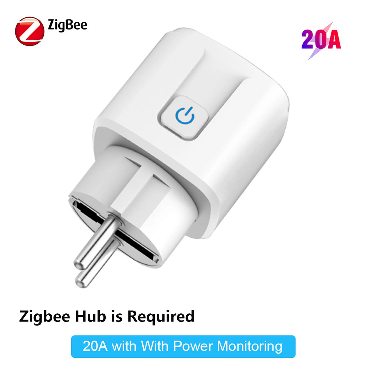 Smarte Steckdose ZigBee mit Verbrauchsmessung 16 A – Ansicht 15