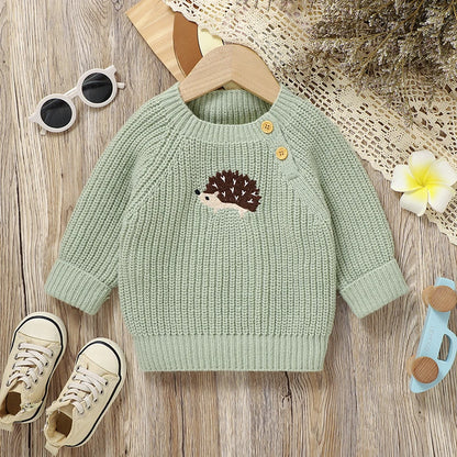 VitaHome™ LittleHedgehog Cozy Knit Baby Pullover
