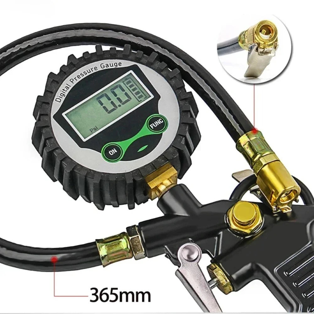 Reifendruckprüfer digital mit LCD-Anzeige 0 bis 220 psi – Ansicht 3