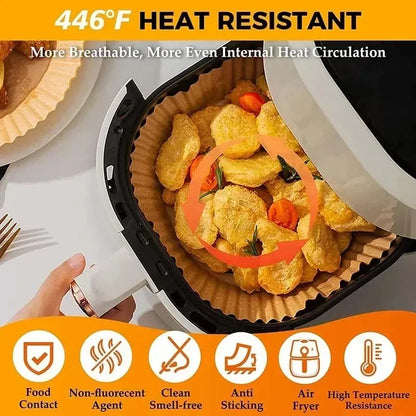 VitaBake™ Non-Stick Air Fryer Paper Liners