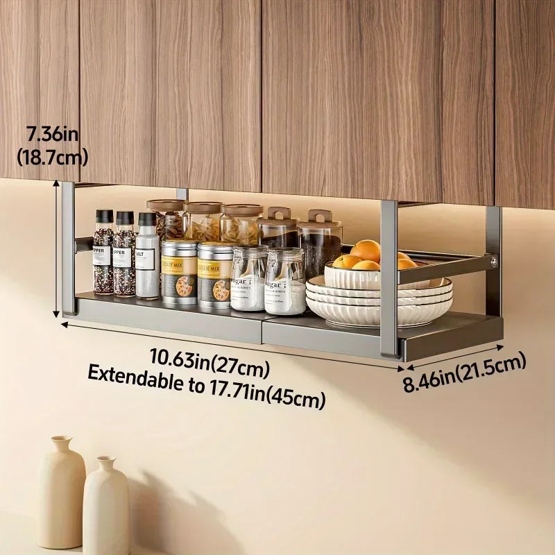 Vital™ Expand-Rack Adjustable Stainless Steel Spice Stand