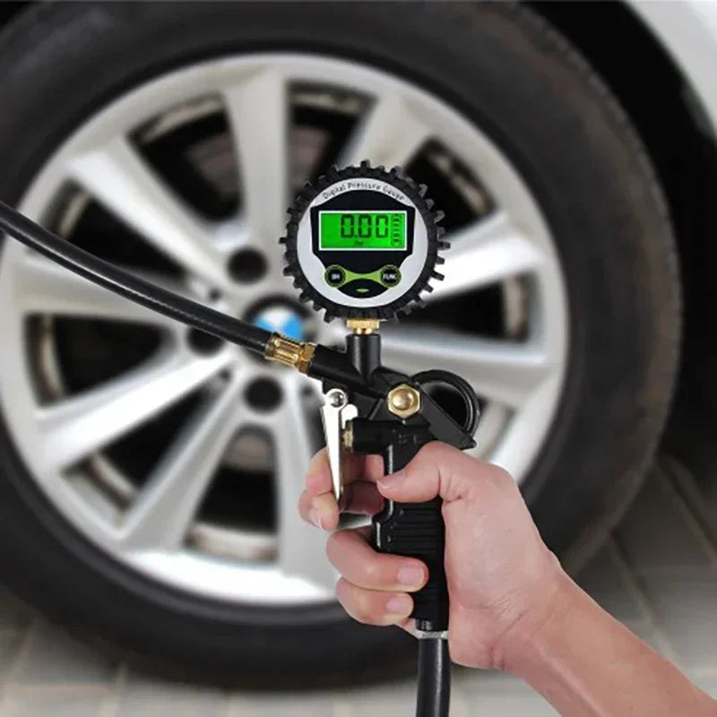 Reifendruckprüfer digital mit LCD-Anzeige 0 bis 220 psi – Ansicht 2