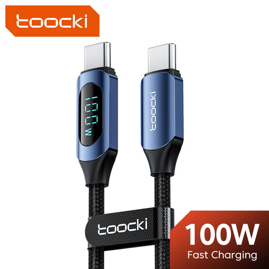 100W Type C to Type C Cable PD Fast Charging Charger
