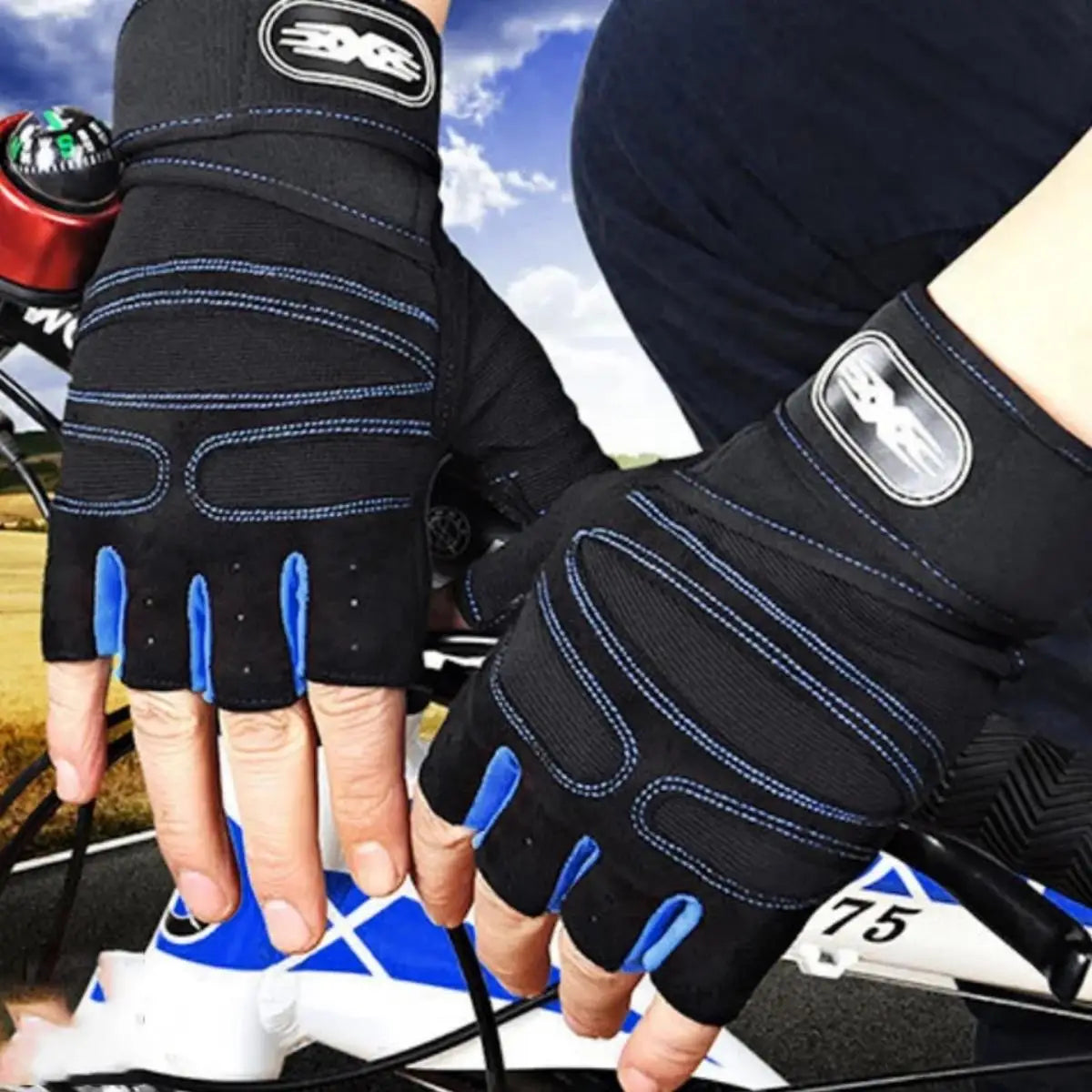 VitaCare™ IronGrip Pro Weightlifting & Fitness Gloves with Wrist Support