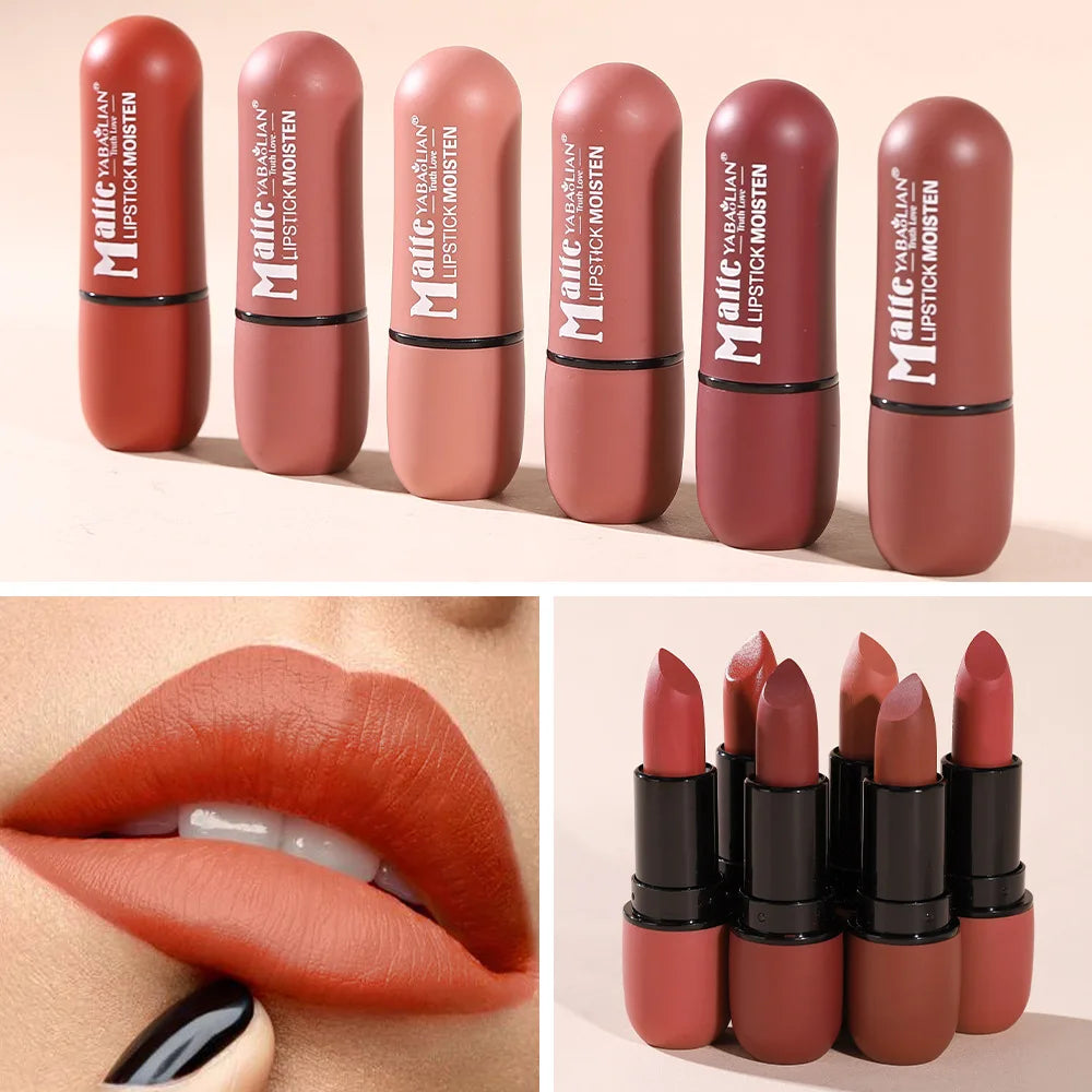 Vital™ Classic Matte Velvet Lipstick | High-Pigment & Waterproof Long-Lasting Lip Color