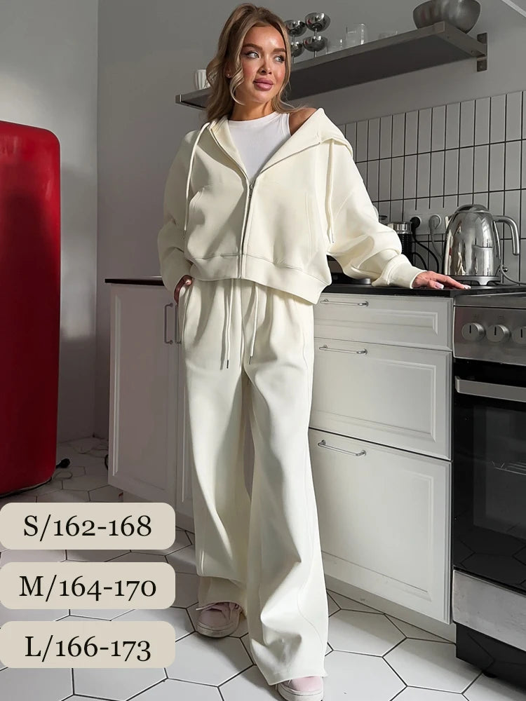 VitaCare™ LuxeFleece Zip Hoodie & Jogger Tracksuit