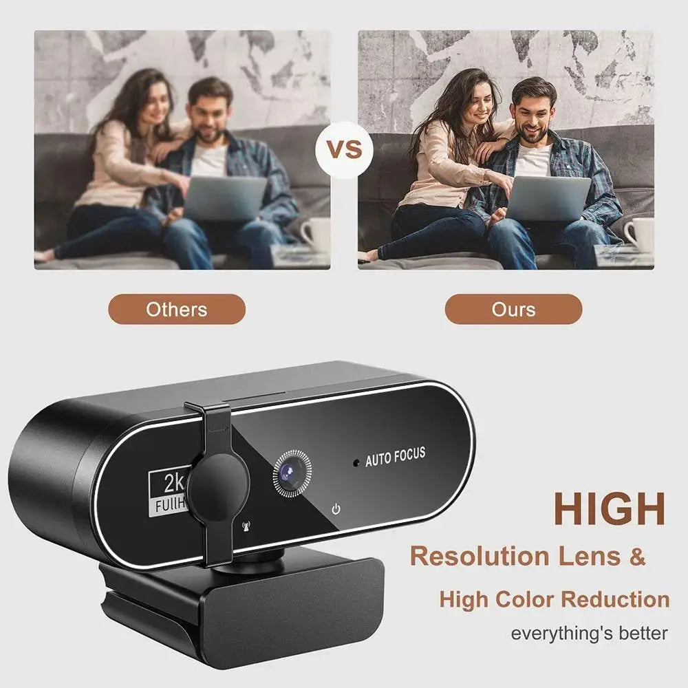 VitaCar™ StreamView 4K Autofocus Pro Webcam with Dual Mic