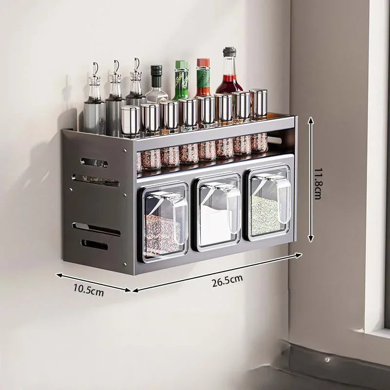 Vital™ SpiceVault No-Drill Wall-Mounted Spice Organizer Set