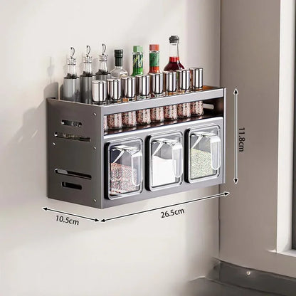 Vital™ SpiceVault No-Drill Wall-Mounted Spice Organizer Set