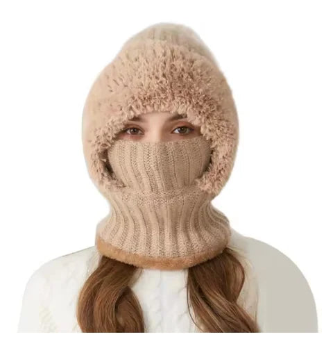 3-in-1 Multifunctional Knitted Winter Hat, Scarf & Face Mask