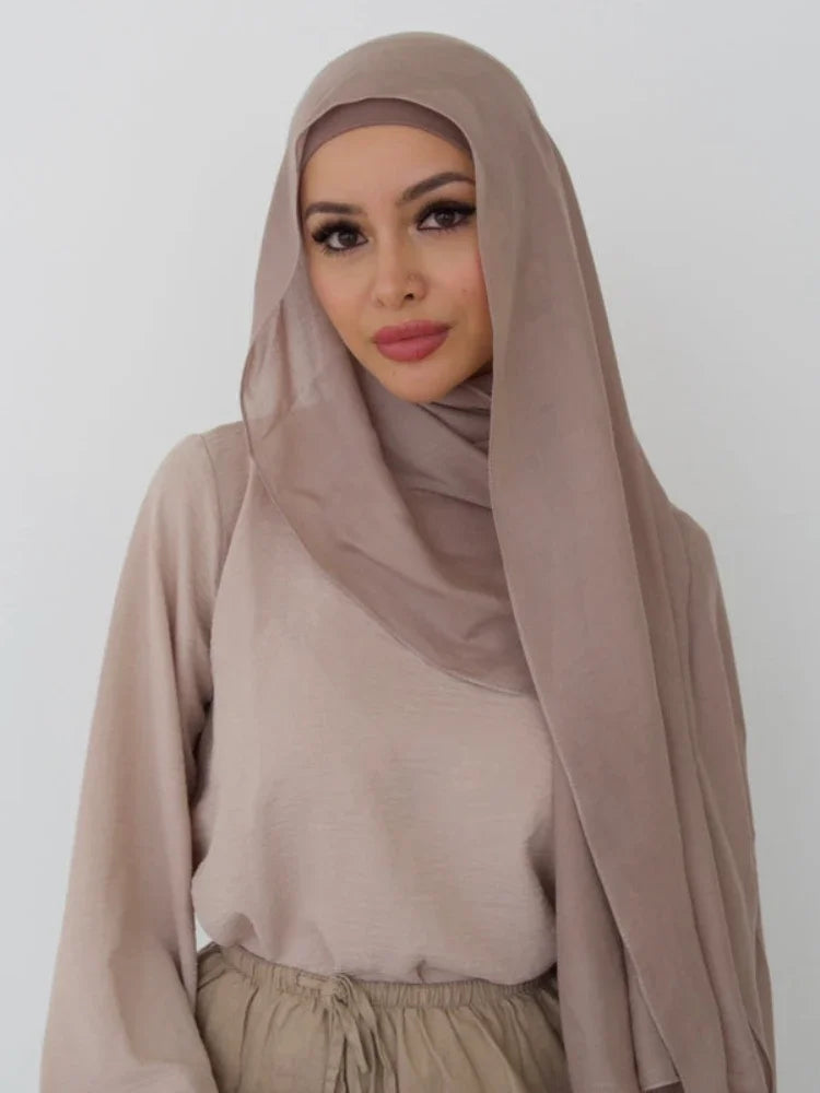 VitaModal™ 2-in-1 Premium Bamboo Hijab Set