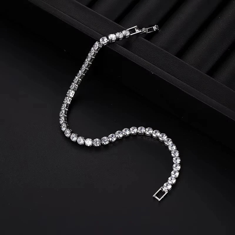 Luxury Gold & Silver Tone Princess Statement Bangle Bracelet