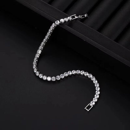 Luxury Gold & Silver Tone Princess Statement Bangle Bracelet