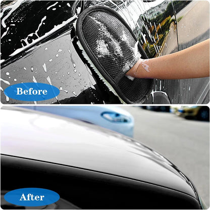 VitaHome™ GlossMitt Microfiber Chenille Car Wash & Polishing Glove