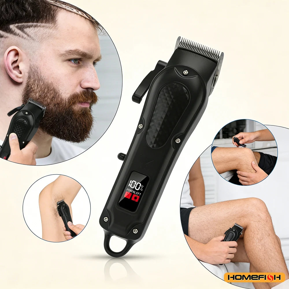 Haarschneider und Barttrimmer kabellos USB – Ansicht 3