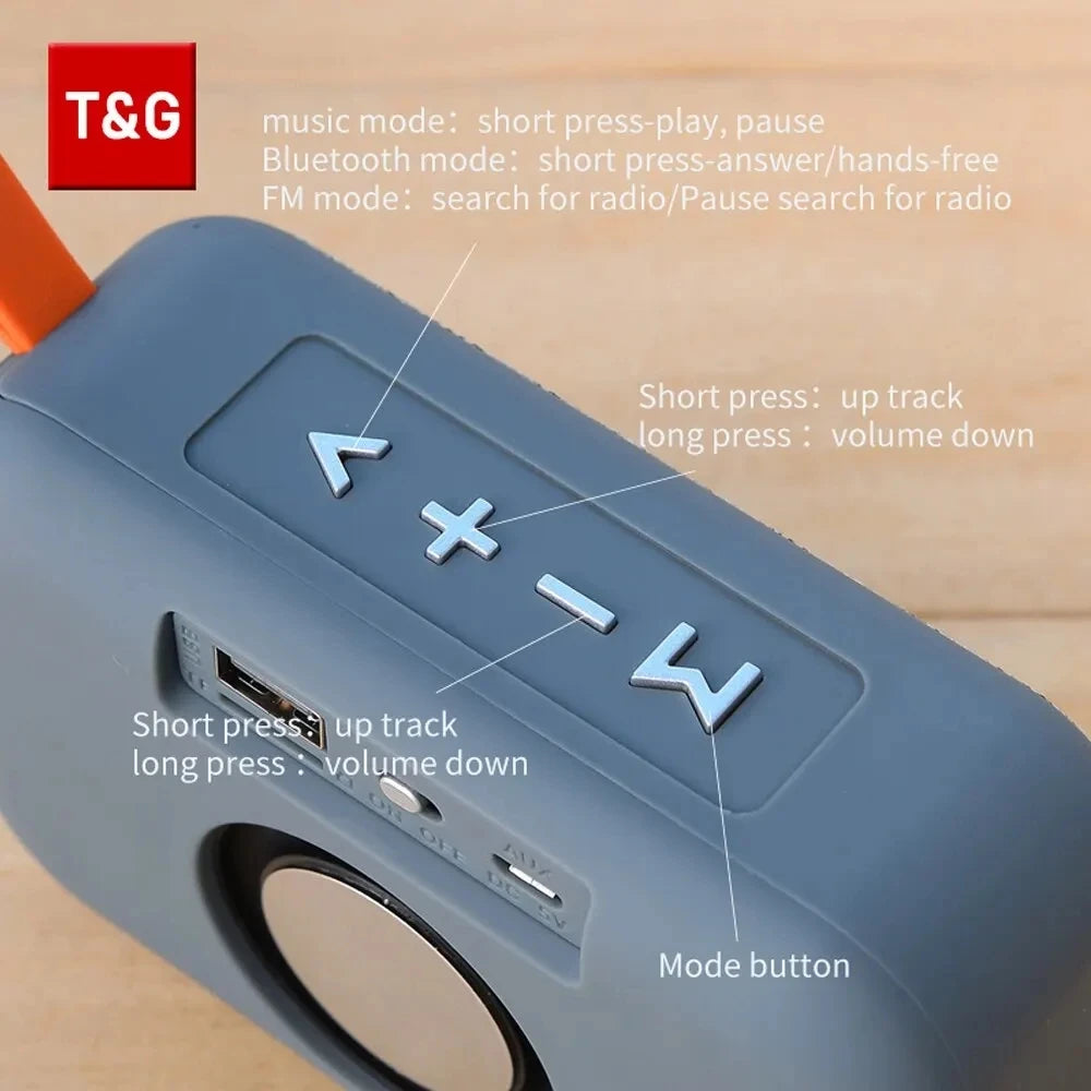 Bluetooth-Lautsprecher mini mit FM-Radio wasserdicht – Ansicht 3