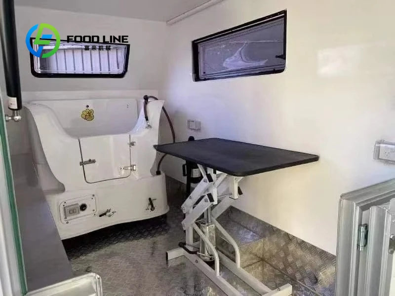 Hundesalon-Anhänger mit Wasch- und Trockenstation – Ansicht 5