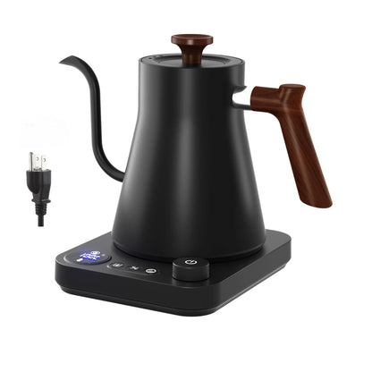 Vital™ Electric Gooseneck Kettle 900ml | Smart Temperature Control Coffee & Tea Pot